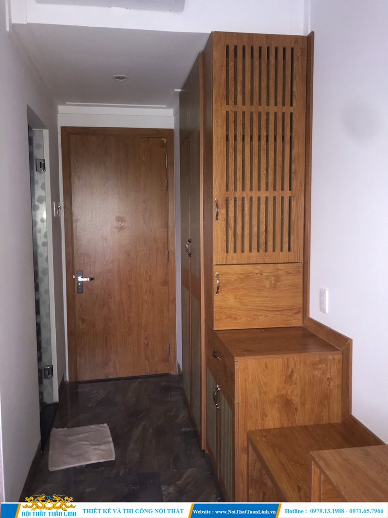 Thi công nội thất đồ gỗ phòng khách sạn Sunhotel