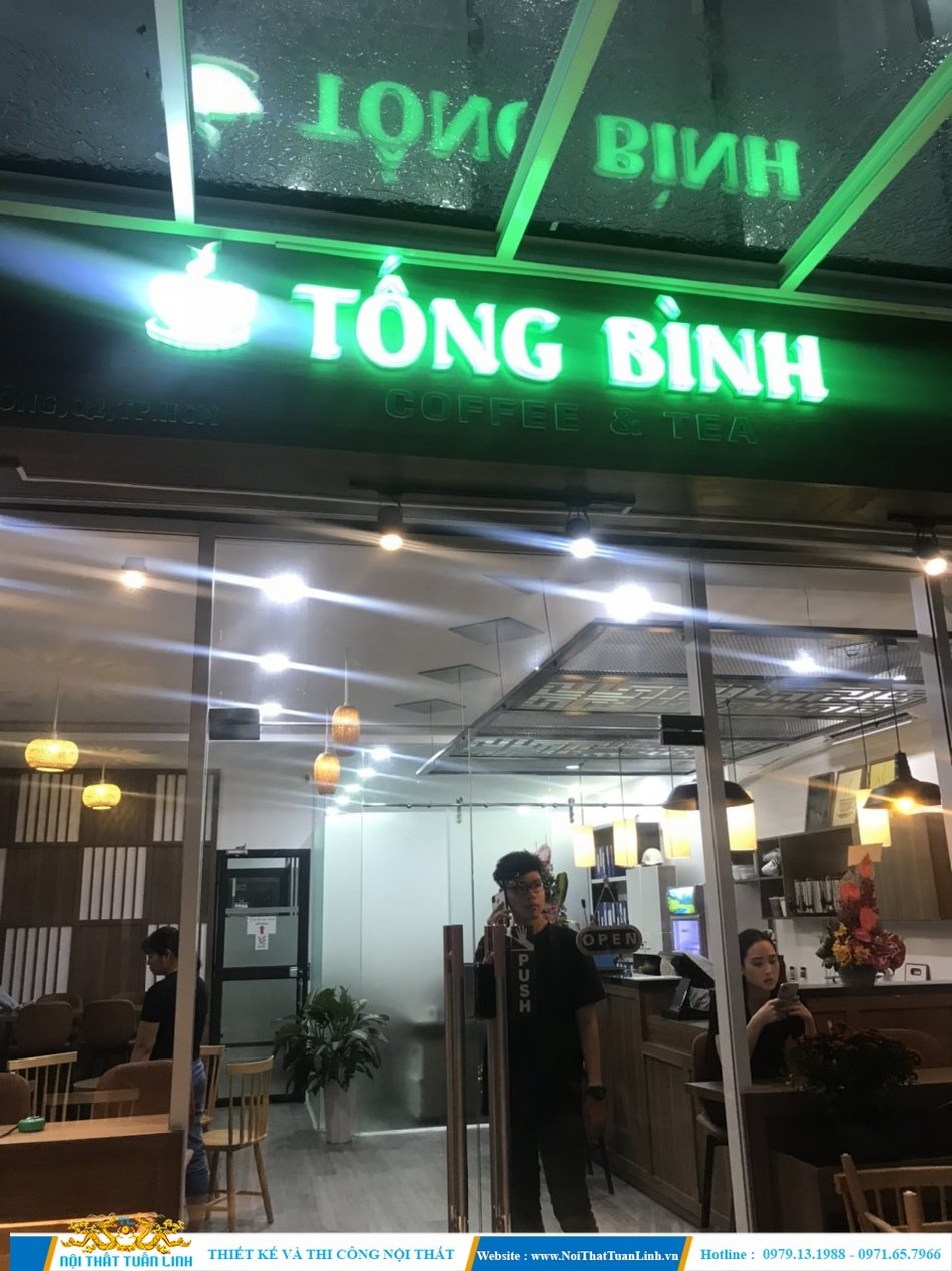 Nội thất quán Tống Bình coffee & tea
