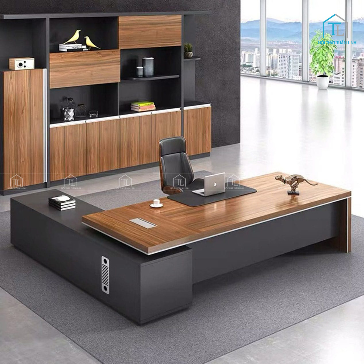 Bàn giám đốc bằng gỗ chuyên nghiệp sang trọng, khẳng định đẳng cấp
