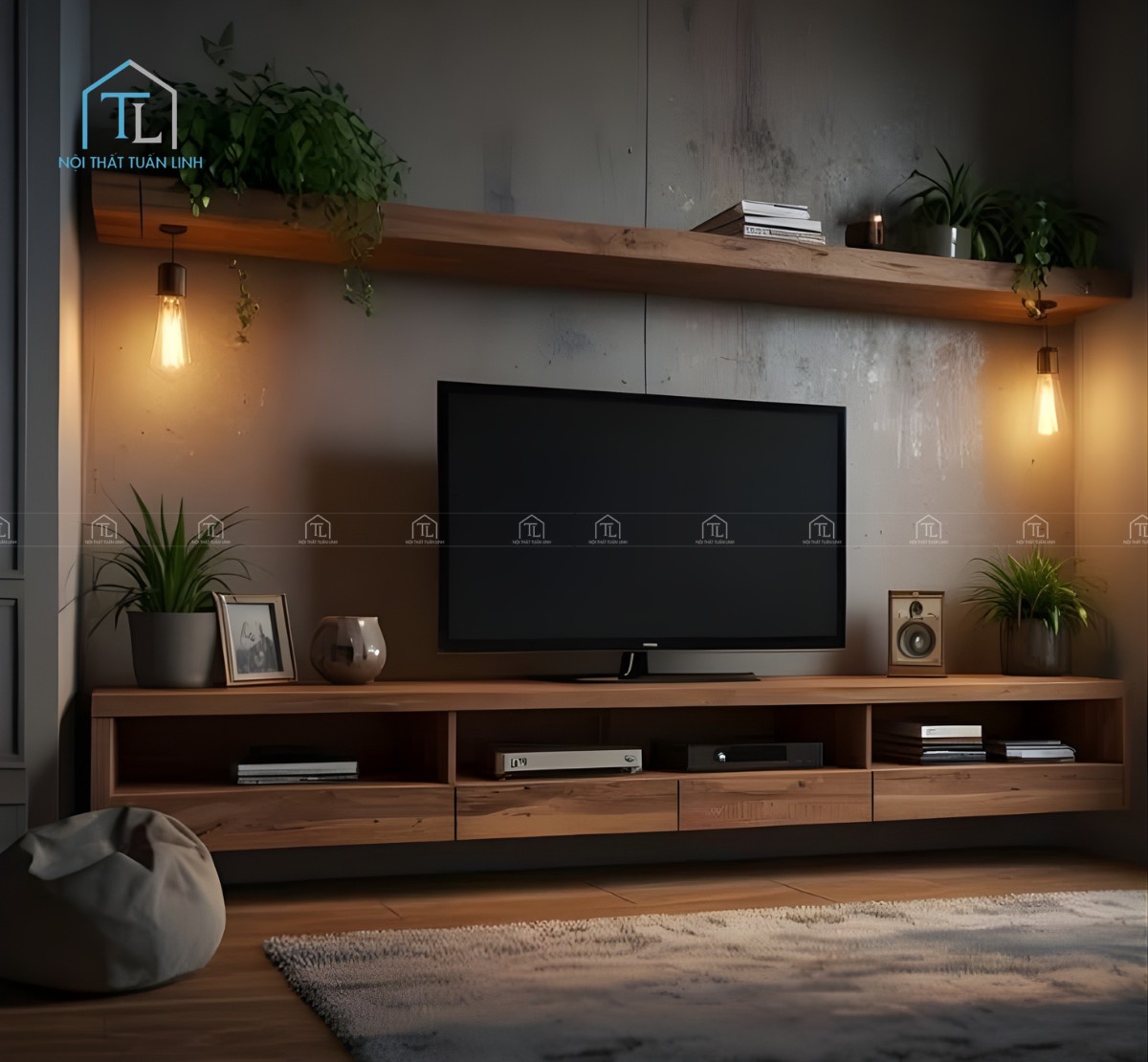 Cách chọn kệ tivi phù hợp với diện tích và phong cách phòng khách