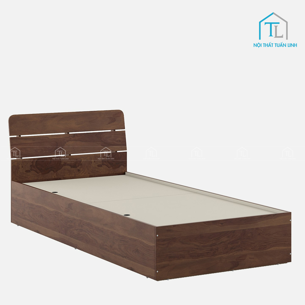 Giường đơn gỗ công nghiệp có hộc chứa đồ