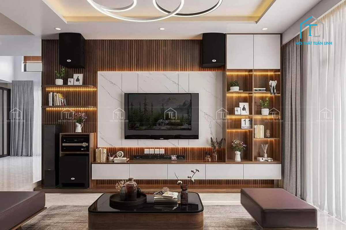 Xu hướng thiết kế thi công phòng khách đẹp, đơn giản mà hiện đại