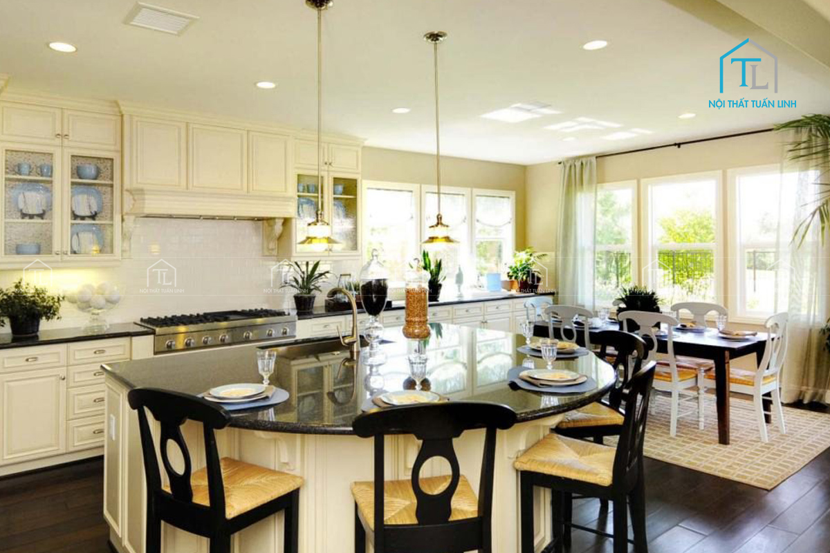 Mẫu thiết kế không gian nhà bếp đẹp ấn tượng