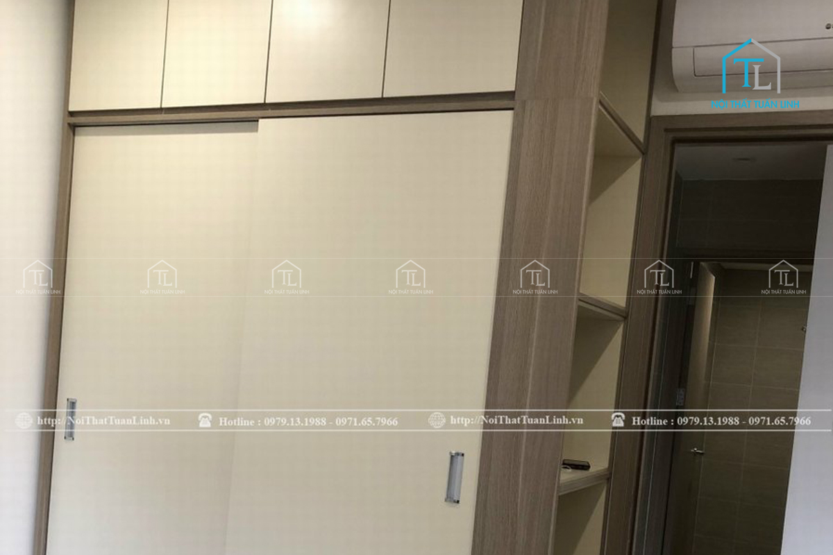 Mẫu Tủ quần áo MDF hiện đại tại Bình Dương