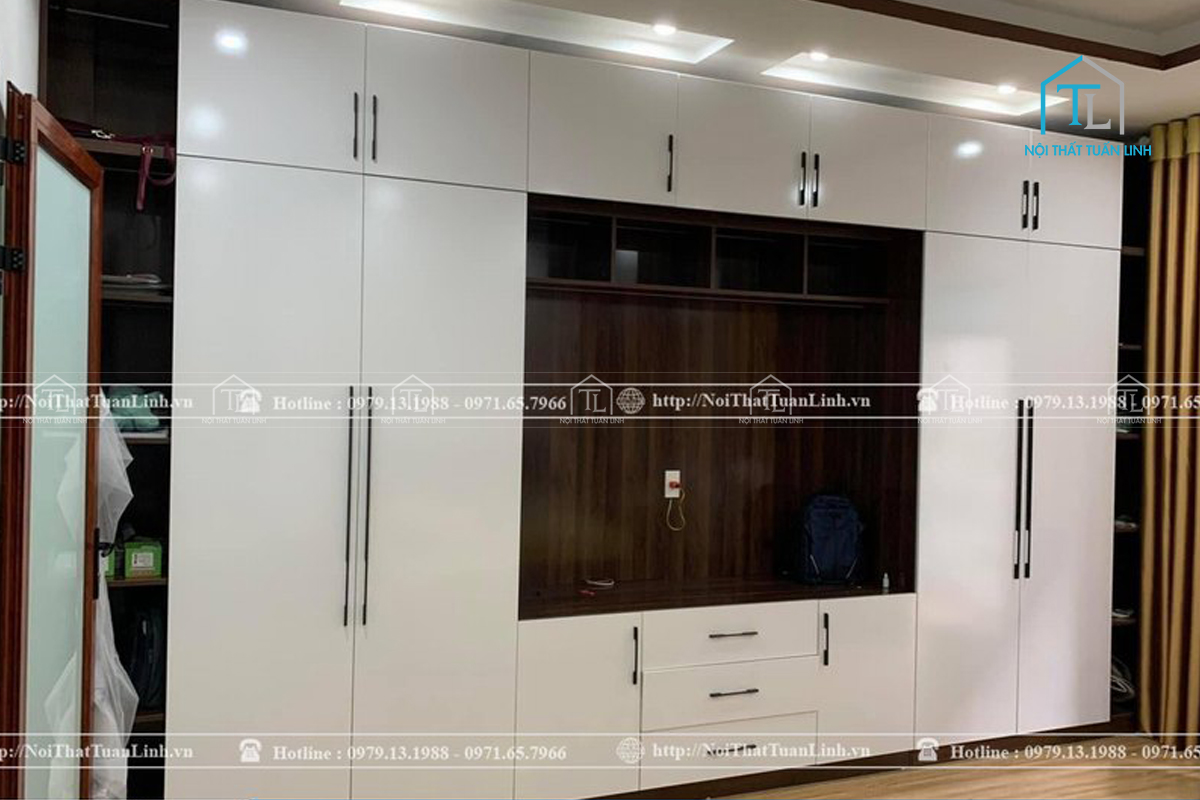 Nhà phố-Căn hộ-Biệt thự-Thi công nội thất tủ kệ phòng ngủ