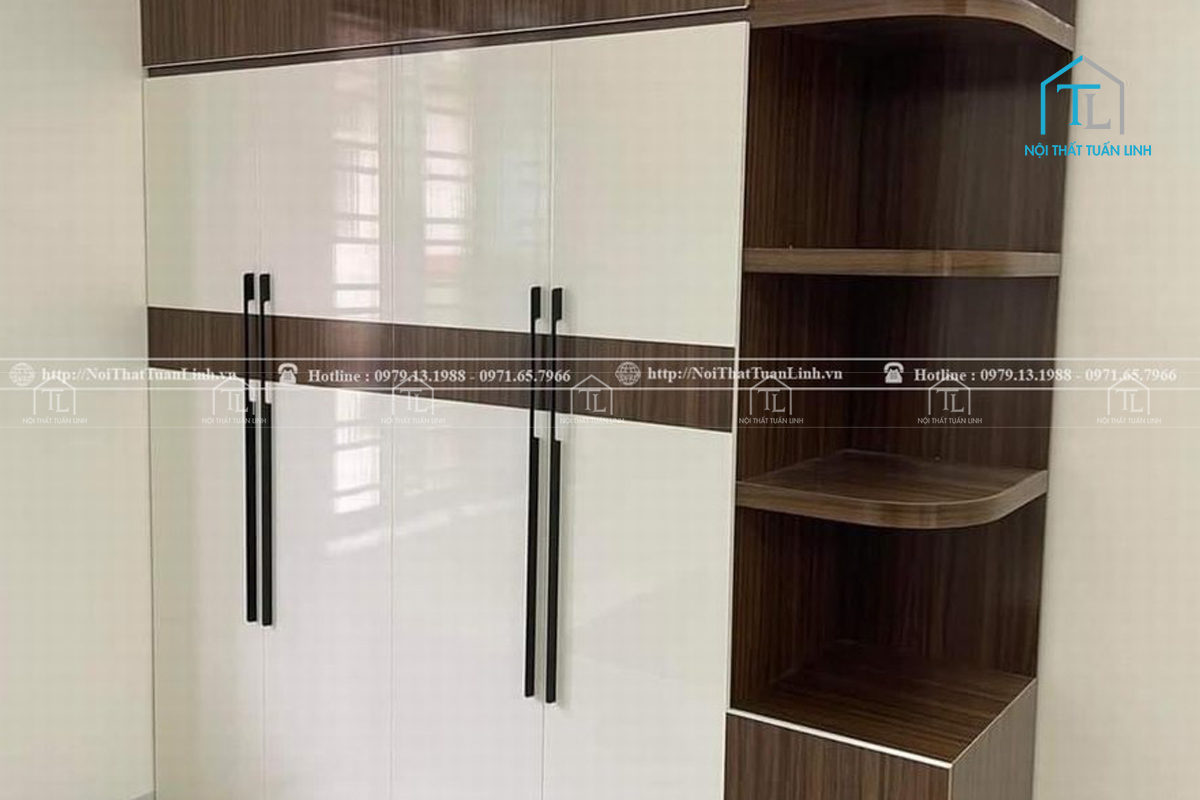 Thi công nội thất tủ áo phòng ngủ đẹp tại Bình Dương