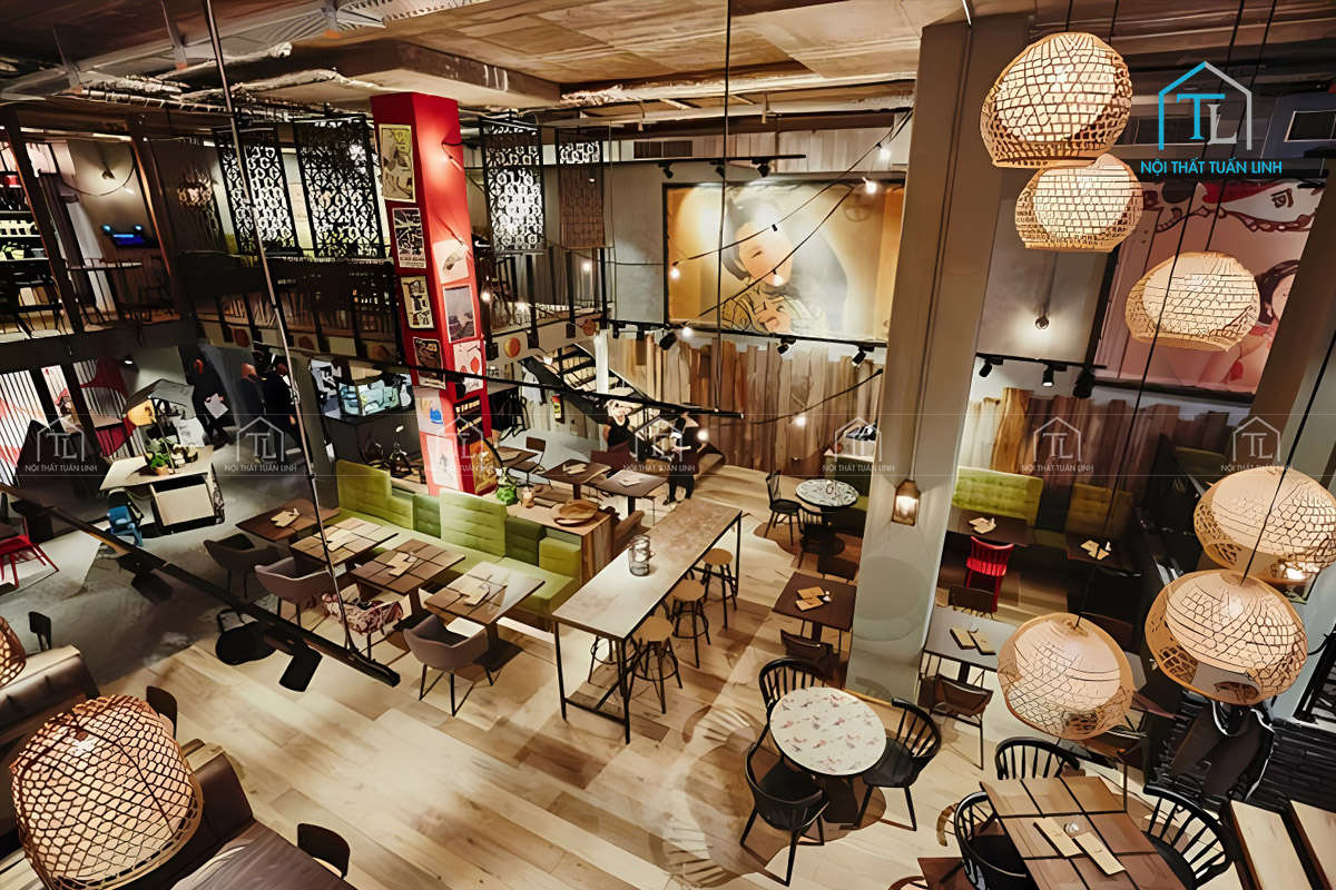 Thiết kế nội thất nhà hàng đậm phong cách Trung Hoa