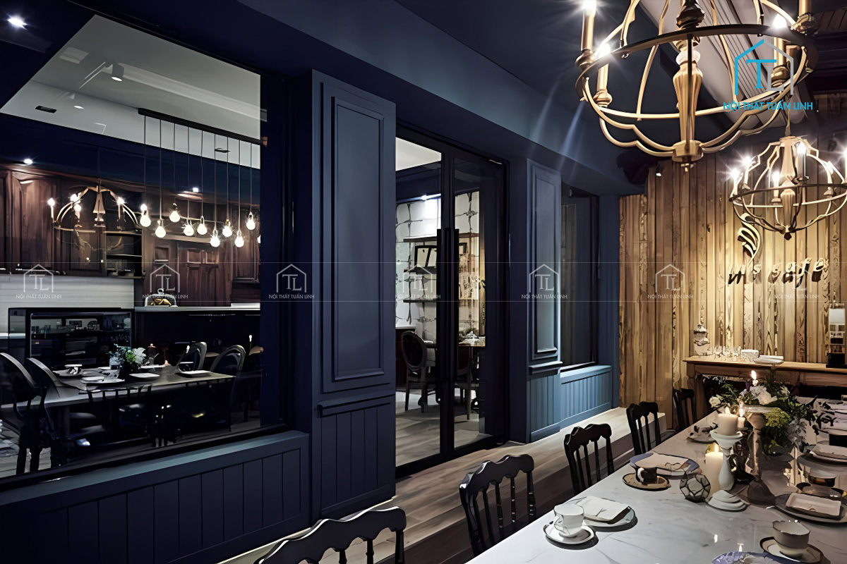 Thiết kế quán cafe đẹp phong cách vintage