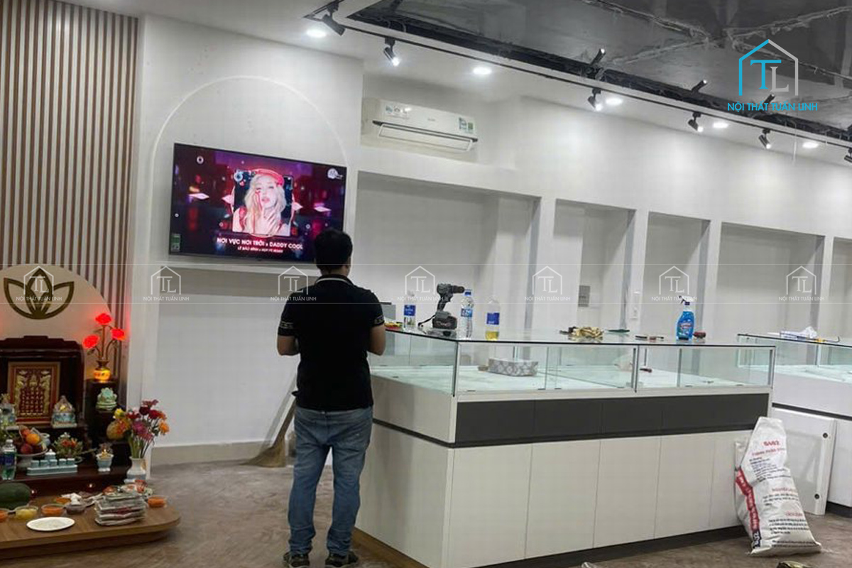 Thiết kế showroom trưng bày hiện đại