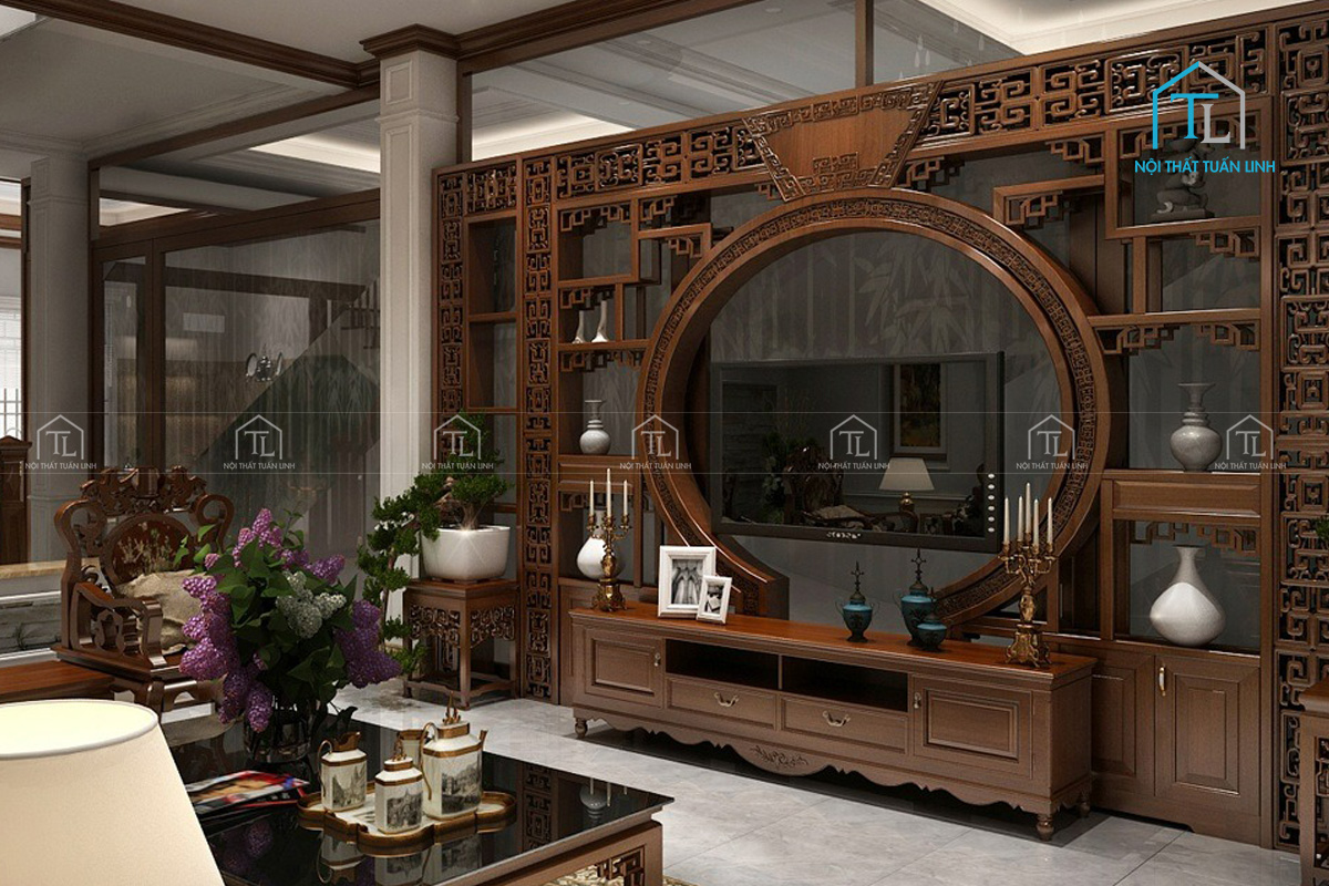Thiết kế thi công nội thất biệt thự phong cách tân cổ điển