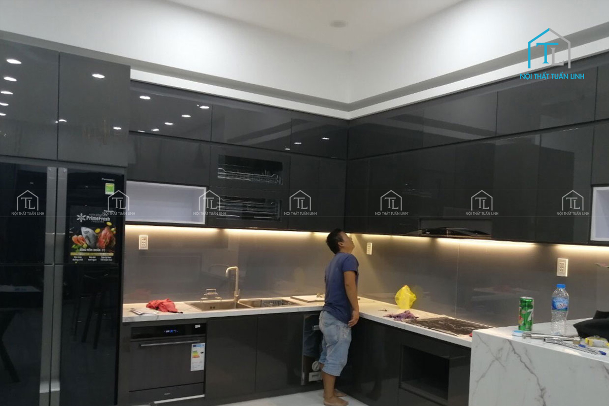 Thiết kế thi công nội thất nhà bếp tại TPHCM
