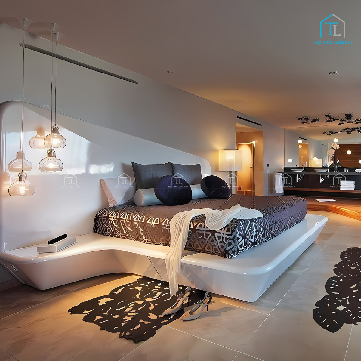 Thiết kế thi công nội thất nhà nghỉ, khách sạn