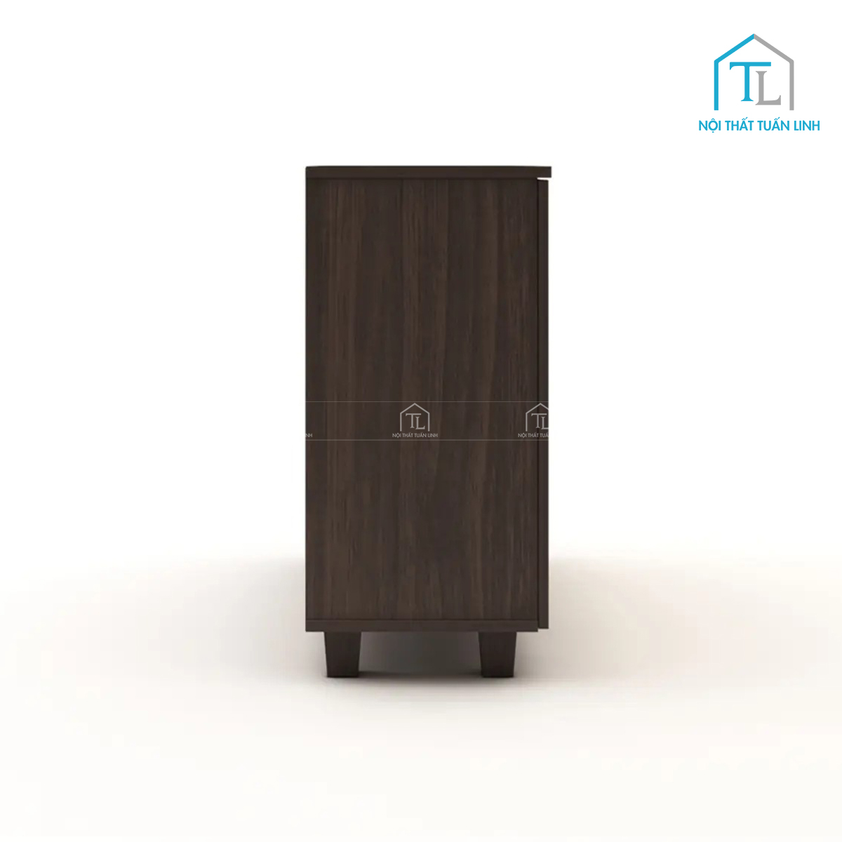 Tủ giày dép gỗ công nghiệp màu vàng nâu hiện đại