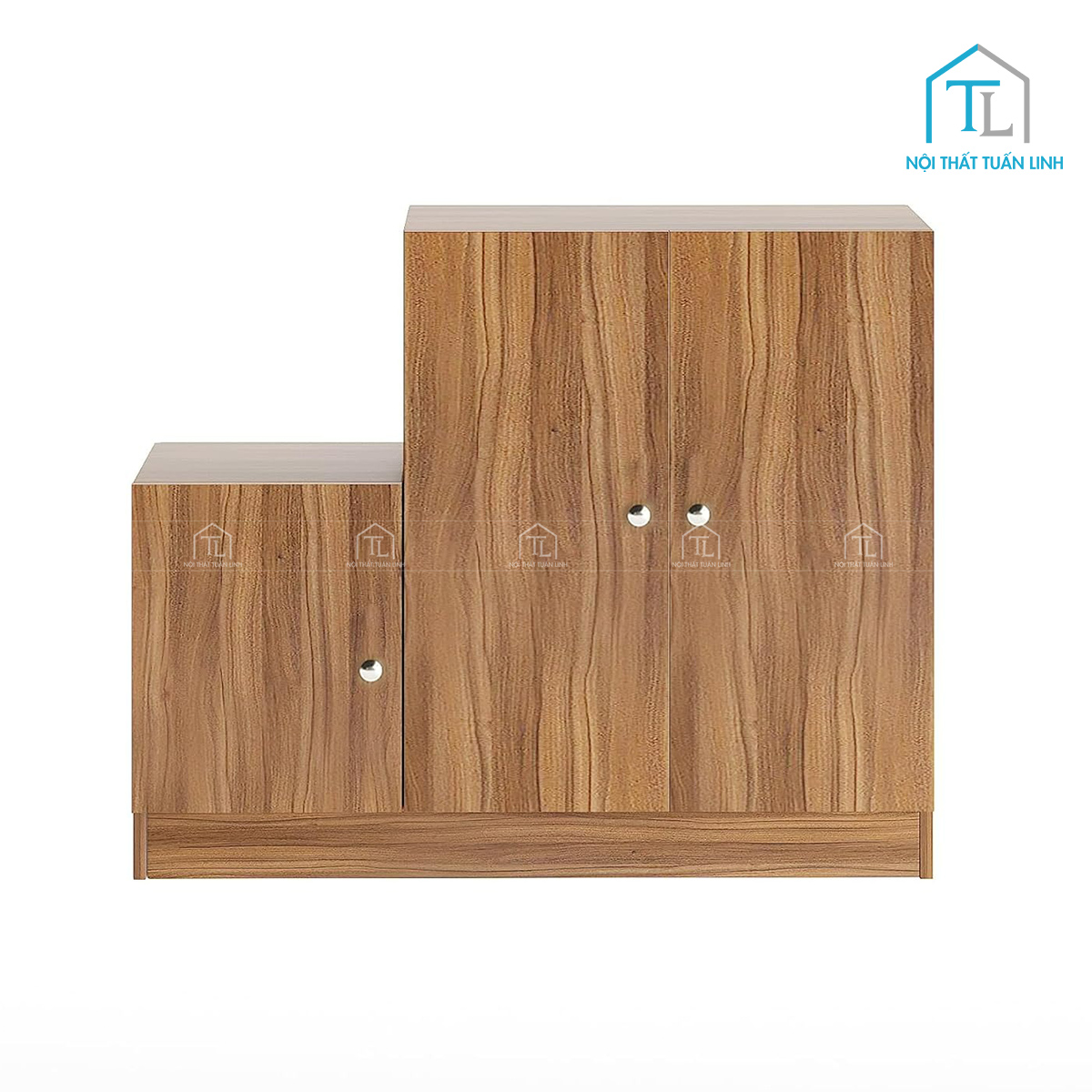 Tủ giày dép gỗ công nghiệp 6 tầng vân gỗ
