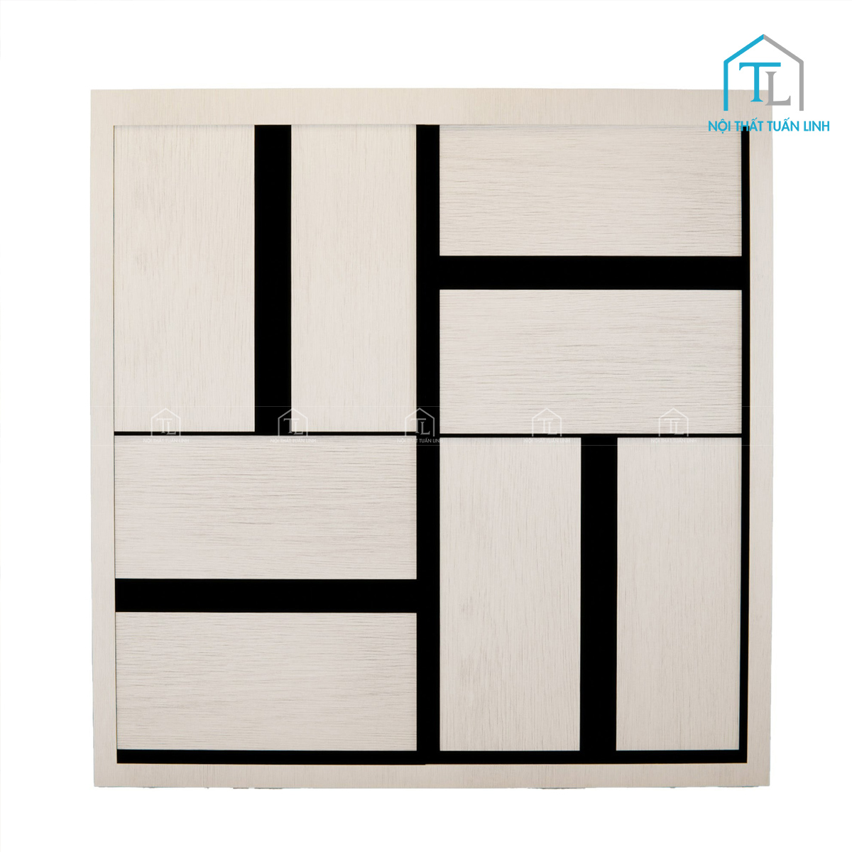 Tủ quần áo cửa lùa gỗ MDF thiết kế hiện đại vân gỗ
