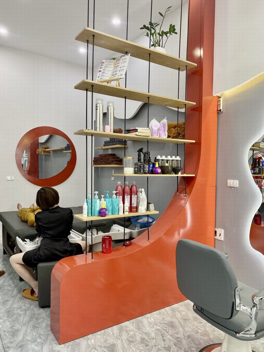 Thi công nội thất Salon tóc