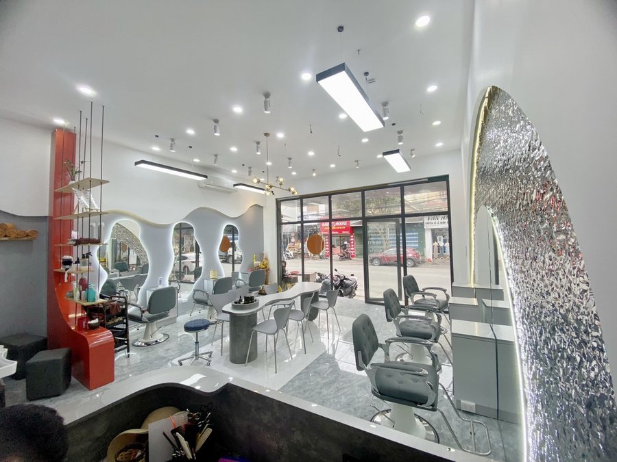 Thi công nội thất Salon tóc
