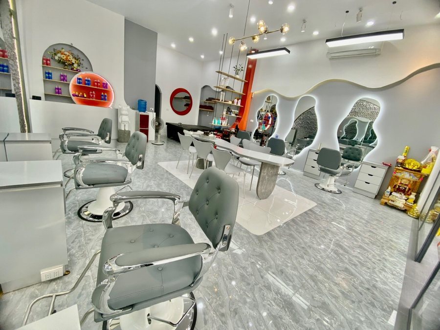 Thi công nội thất Salon tóc
