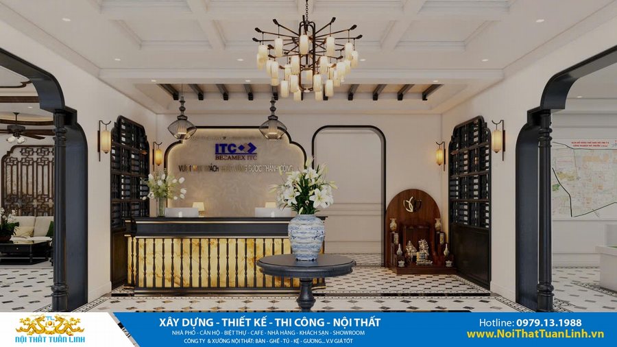Thiết kế nội thất khách sạn Bicamex phong cách tân cổ điển sang trọng