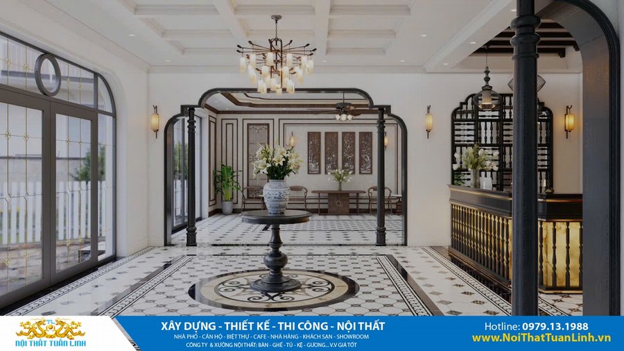 Thiết kế nội thất khách sạn Bicamex phong cách tân cổ điển sang trọng