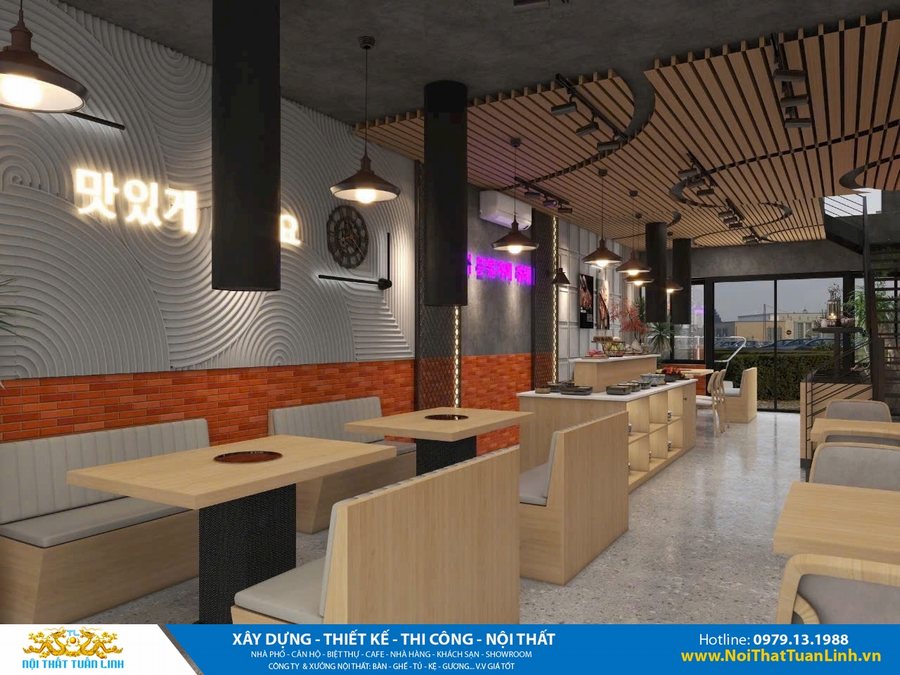 Thiết kế nội thất nhà hàng
