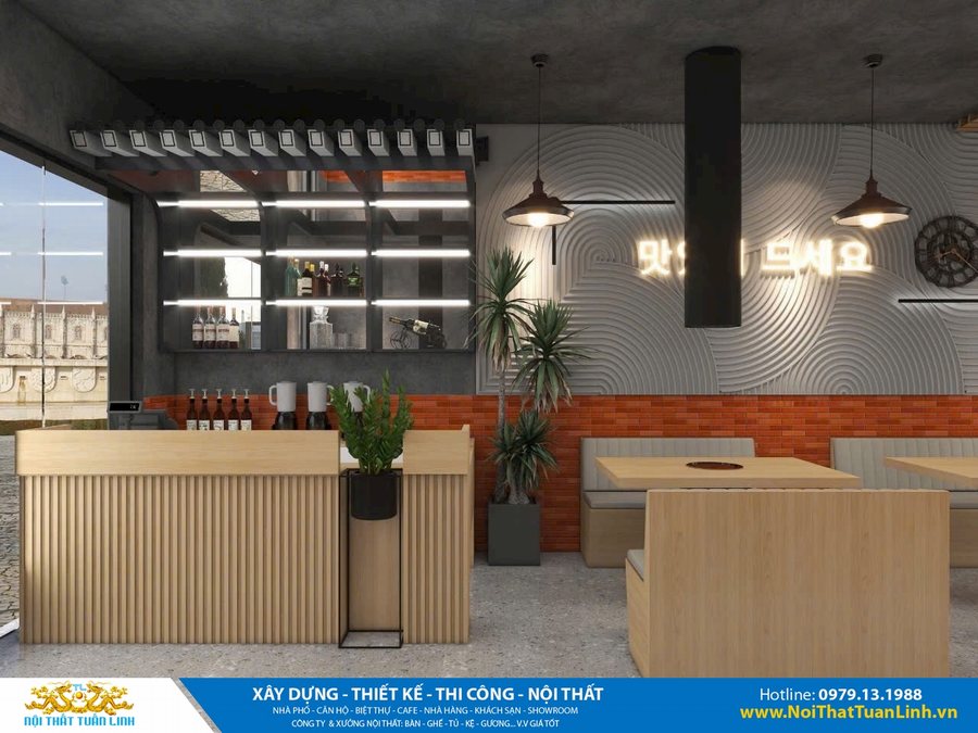 Thiết kế nội thất nhà hàng