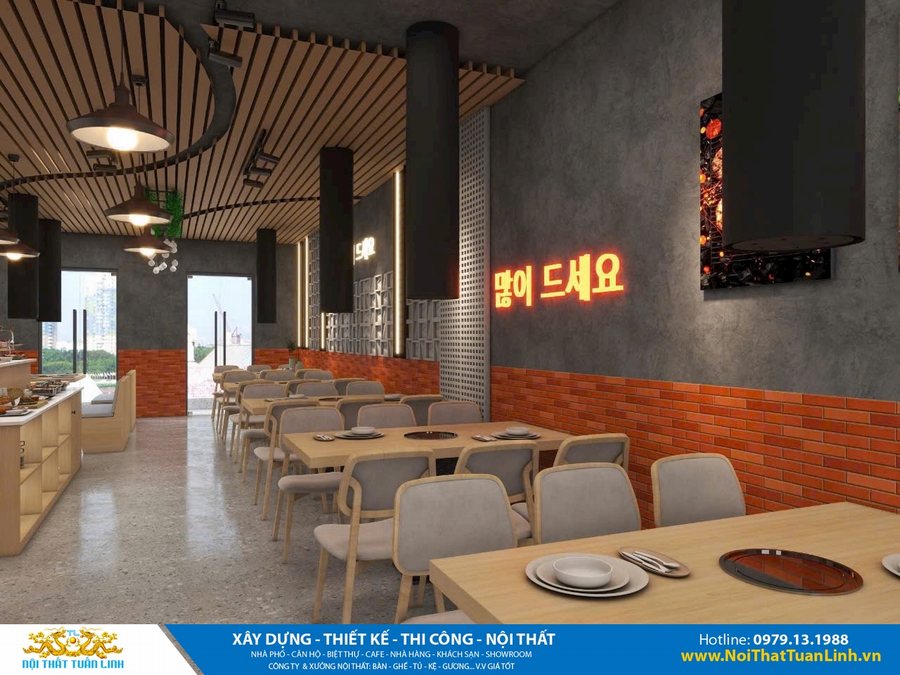 Thiết kế nội thất nhà hàng