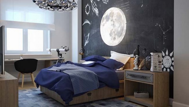 Thiết kế nội thất phòng ngủ bé trai