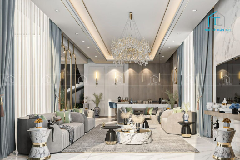Thiết kế thi công nội thất biệt thự ở Đà Nẵng