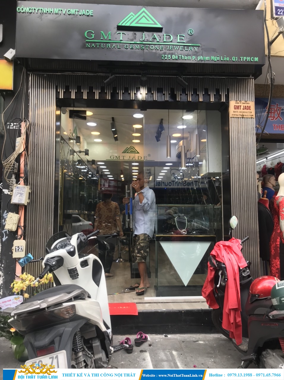 Thiết kế và thi công showroom trang sức GMT JADE